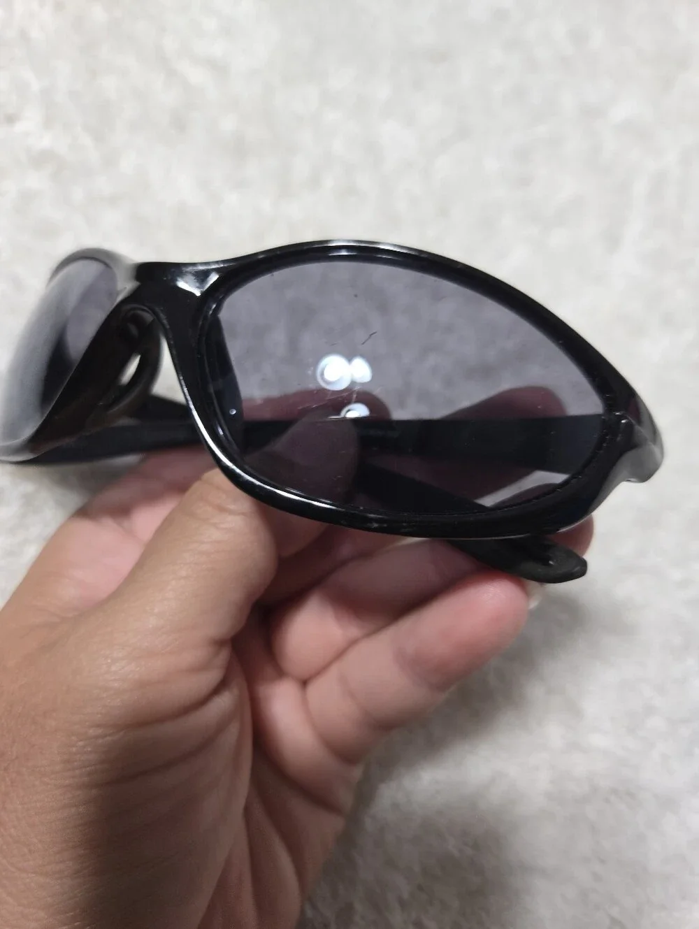 Solaray Black Sport Sunglasses Unisex